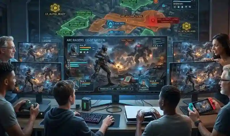 Arc Raiders multiplayer crossplay concept