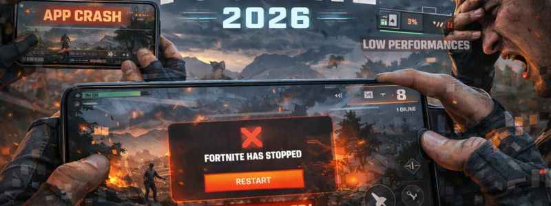 Fortnite 2026 gameplay lag issues players struggle with performance drops and glitches affecting matches