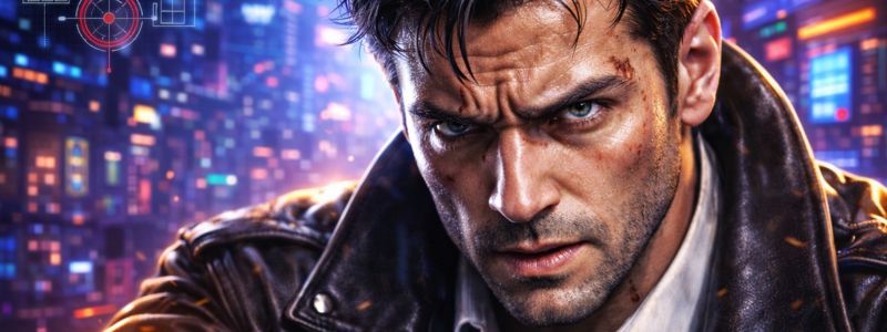 Max Payne stealth mission in dark urban environment, aiming at enemies