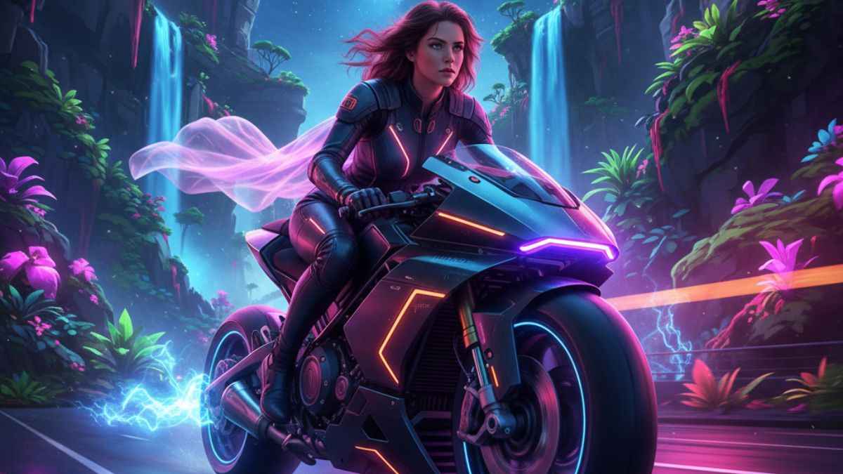 Rockstar ARC Riders full story guide - main character racing in futuristic city