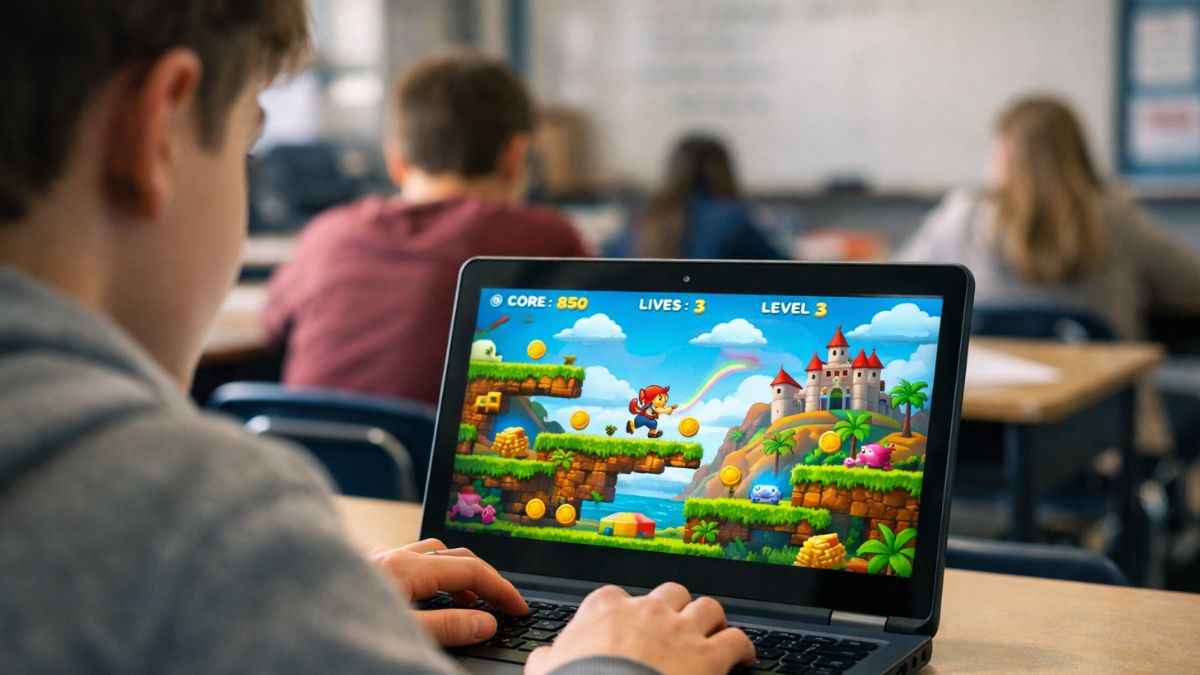 unblocked games running on school chromebook browser