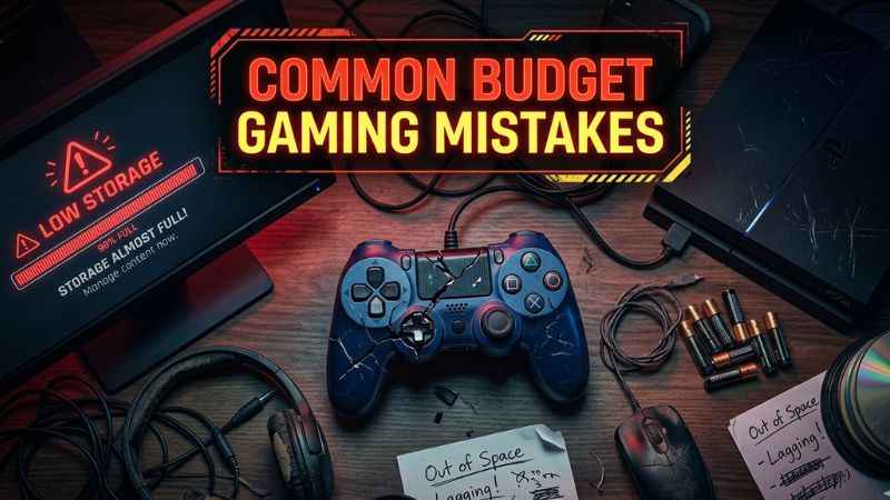 budget gaming console mistakes low storage warning gaming setup