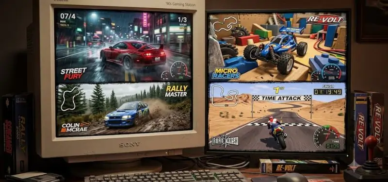 Collection of classic racing games for low-end PCs.