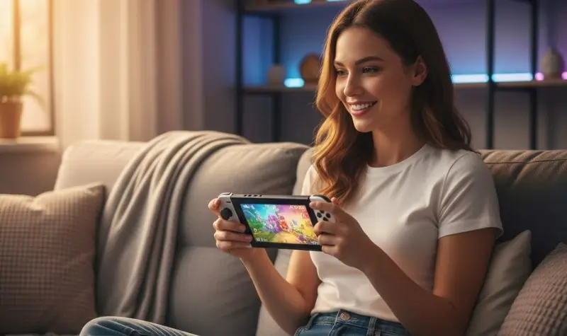 nintendo switch 2 casual gaming lifestyle setup