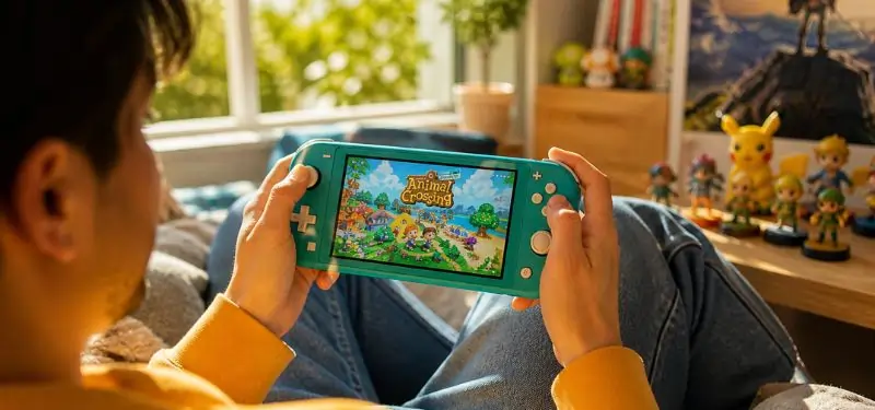 nintendo switch lite casual gaming lifestyle setup 2026