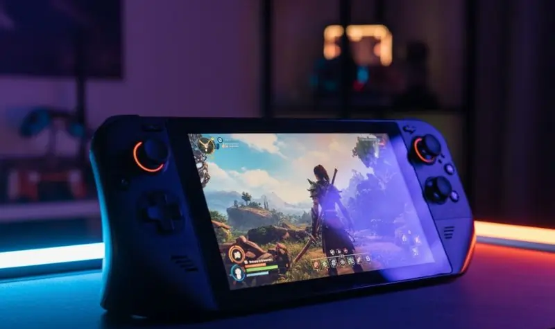steam deck gameplay screenshot handheld gaming setup