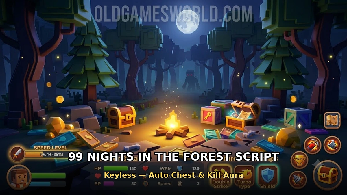 99 Nights in the Forest Script (Keyless) – Auto Chest & Kill Aura