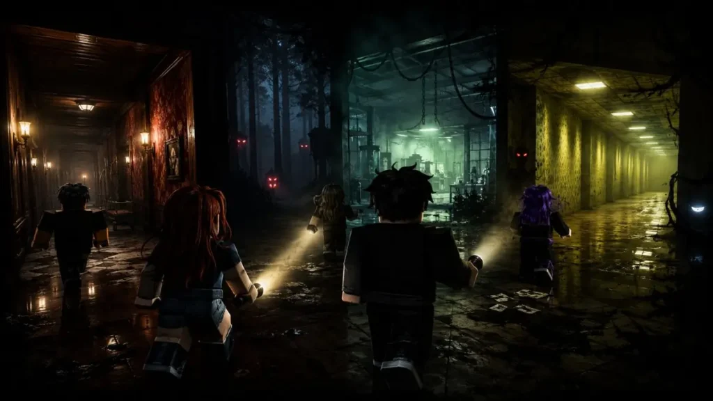 Best Roblox Horror Games in 2026 featuring multiple scary Roblox adventures.