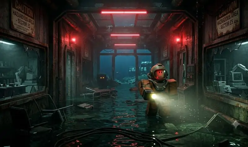 Underwater research facility inspired by Pressure.
