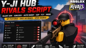 Y-Ji Hub Rivals Script with Silent Aim Aimlock Auto Shoot ESP