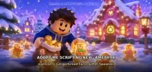 Adopt Me Script No Key AMETHYX by xyenixz — Gingerbread farm thumbnail