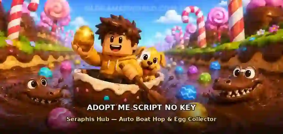 Adopt Me Script No Key by Seraphis Hub – Auto Boat Hop & Egg Collector