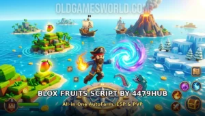 Blox Fruits script by 4479Hub — all-in-one autofarm and ESP thumbnail