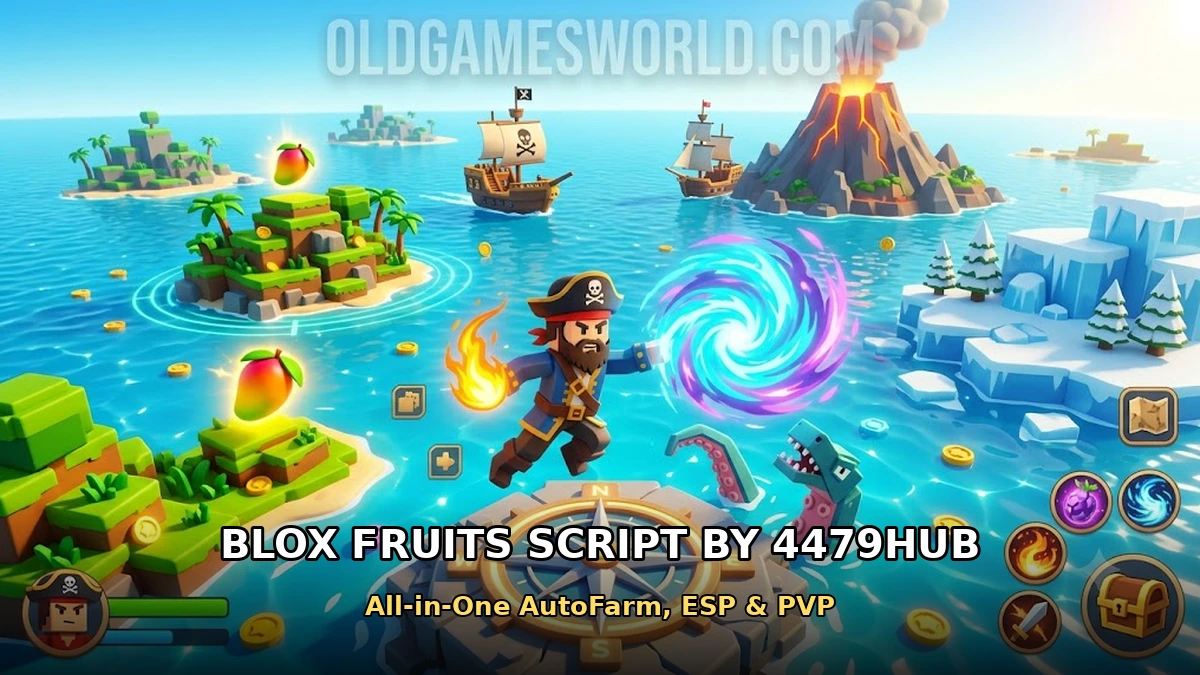 Blox Fruits Script by 4479Hub – All-in-One AutoFarm, ESP & PVP