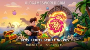 Blox Fruits Script No Key by Thunder Z Hub — auto farm and ESP thumbnail