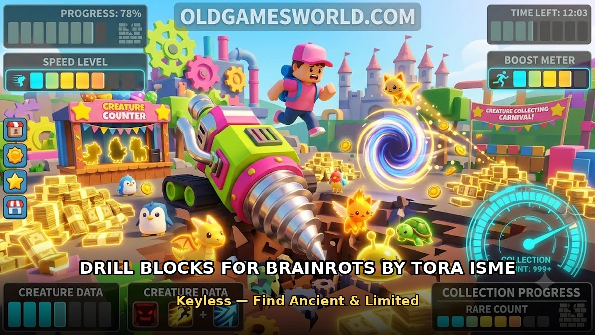 Drill Blocks for Brainrots Script by Tora Isme (Keyless) – Find Ancient