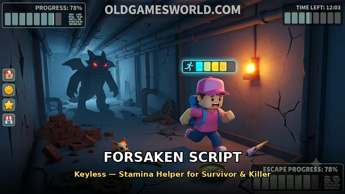Forsaken Script (Keyless) – Stamina Helper for Survivor & Killer