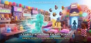 +1 Speed Keyboard Escape Script by Galactic Scripts — auto win and treadmill farm thumbnail