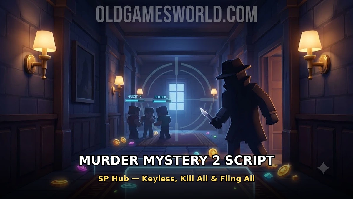 Murder Mystery 2 Script by SP Hub (Keyless) – Kill All & Fling All