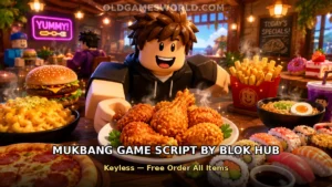 Mukbang Game script keyless by Blok Hub — free order all items thumbnail