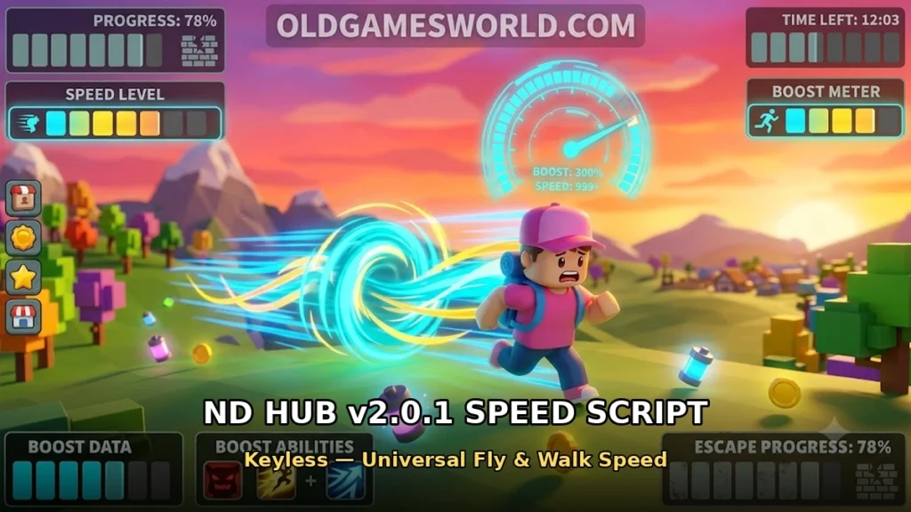 ND Hub v2.0.1 universal Roblox speed script keyless thumbnail
