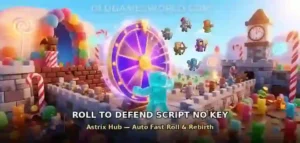 Roll to Defend Script No Key — Astrix Hub auto fast roll thumbnail