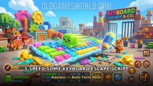 1 Speed Slime Keyboard Escape script keyless — auto farm wins thumbnail