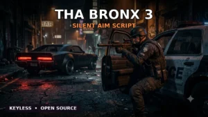 Tha Bronx 3 silent aim script keyless — FOV circle aimbot thumbnail