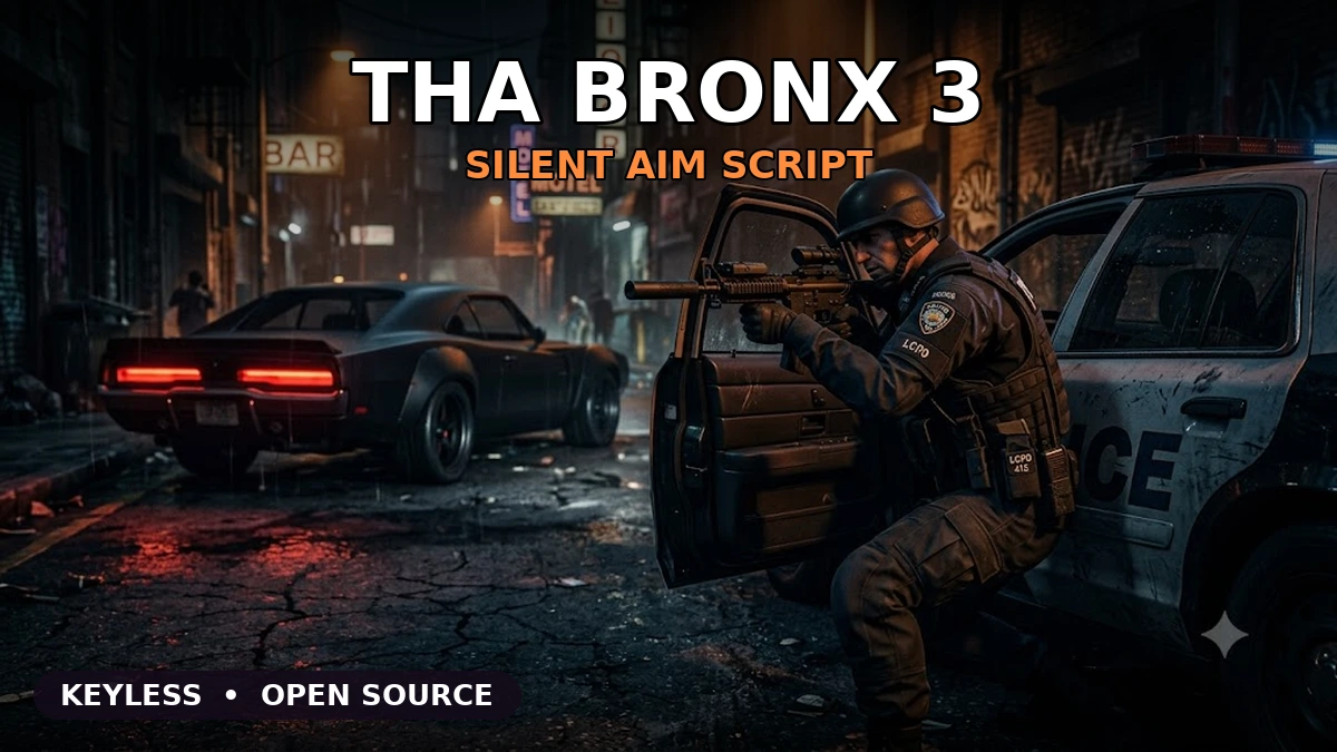 Tha Bronx 3 Silent Aim Script (Keyless, Open Source)
