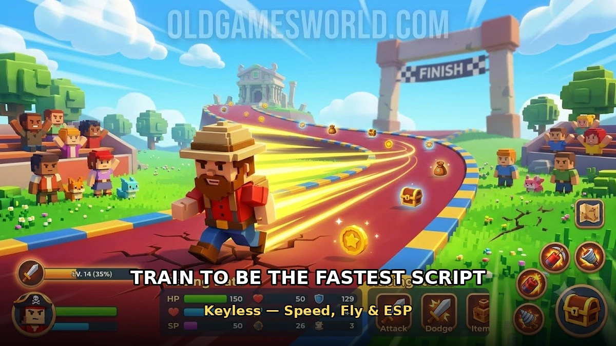 Train to Be the Fastest Script (Keyless) – Speed, Fly & ESP