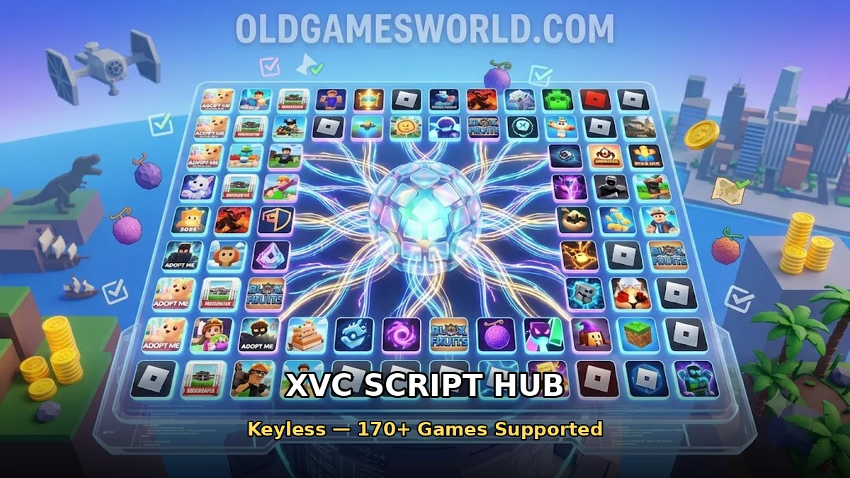 XVC Script Hub – Roblox Universal Script (Keyless, 170+ Games)
