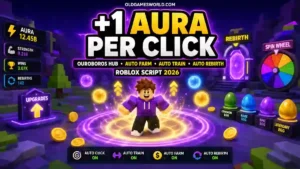 +1 Aura Per Click Script 2026 with Ouroboros Hub, Auto Farm, Auto Train and Auto Rebirth