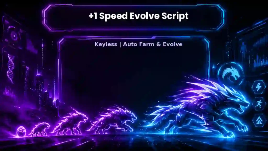 +1 Speed Evolve Roblox script keyless with Auto Farm, Auto Rebirth and Auto Evolve