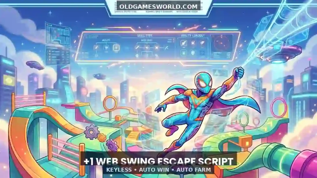 +1 Web Swing Escape Roblox script keyless with Auto Farm Win, Auto Train and Auto Rebirth