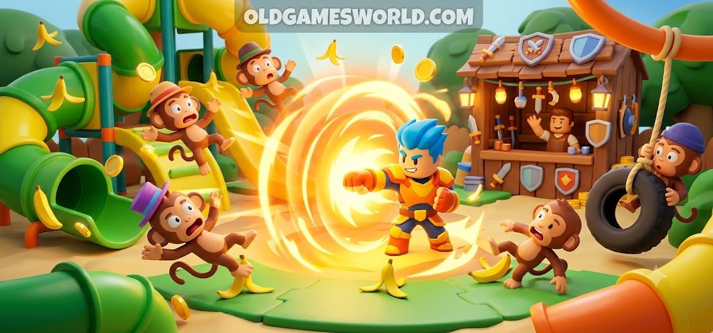 +1 Banana Monkey Destruction Script (No Keys) by Ouroboros – Punch Aura