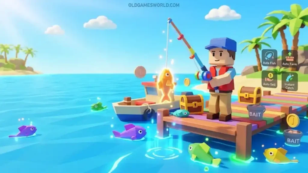 Fish It Script Roblox thumbnail with auto fish, auto farm, rare fish and instant catch features
