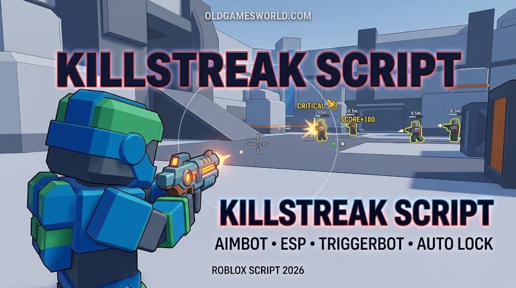 KillStreak Script 2026 with Aimbot, ESP, Triggerbot, Auto Lock and FOV controls