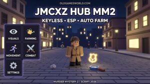 JMCXZ Hub MM2 Script 2026 with Keyless access, ESP, Auto Farm and gameplay utilities