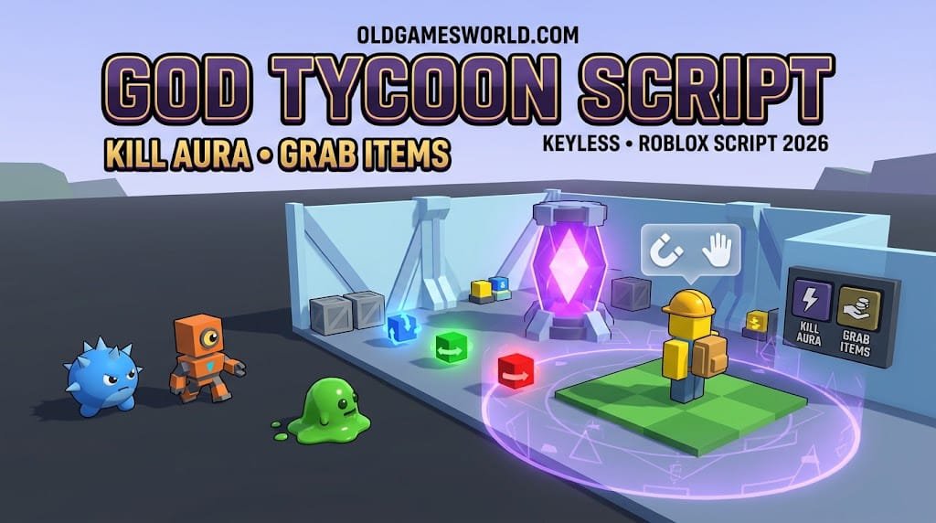 God Tycoon Script 2026 with Kill Aura, Grab Items and Keyless tools