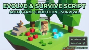 Evolve & Survive Script 2026 with OP Auto Farm and survival progression tools