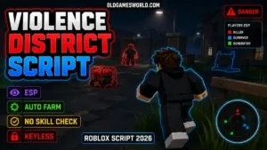 Violence District Script with ESP, Auto Farm, No Skill Check and Keyless access