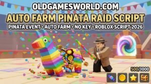 Auto Farm Pinata Raid Script with Pinata Event completion, reward collection, and Roblox gameplay tools
