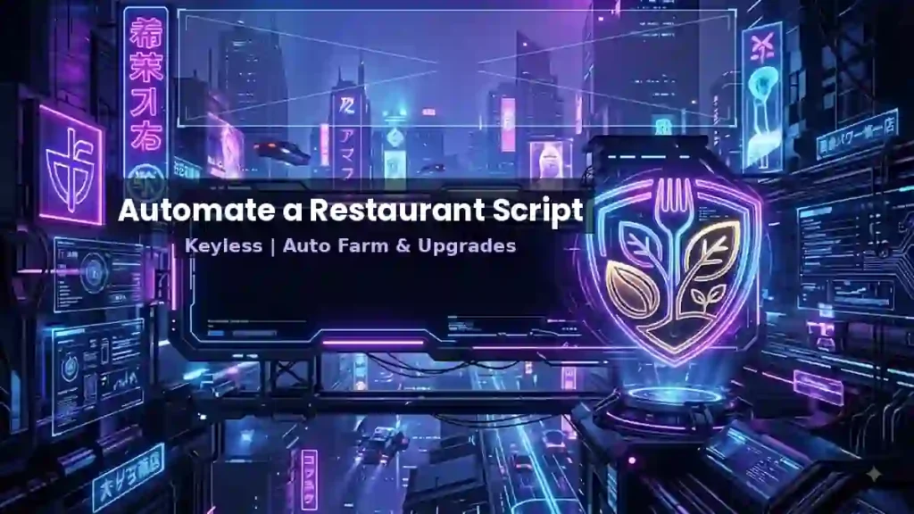 Automate a Restaurant Roblox script keyless with Auto Farm, Auto Buy Seed and Auto Upgrade Cells