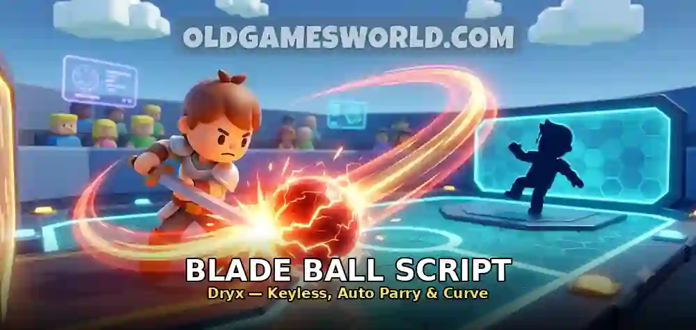 Blade Ball Script by Dryx (Keyless) – Auto Parry & Curve Ability