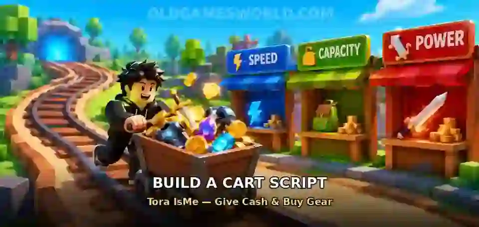 Build A Cart Script by Tora IsMe (Keyless) – Give Cash & Buy Gear
