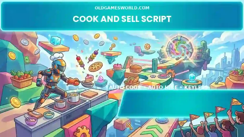 Cook and Sell Roblox script keyless with Auto Cook, Auto Hire and Claim Ready Food
