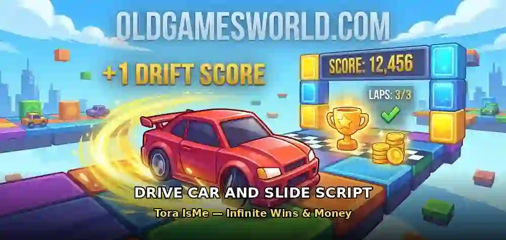 Drive Car and Slide Script (Keyless) by Tora IsMe – Infinite Wins & Money