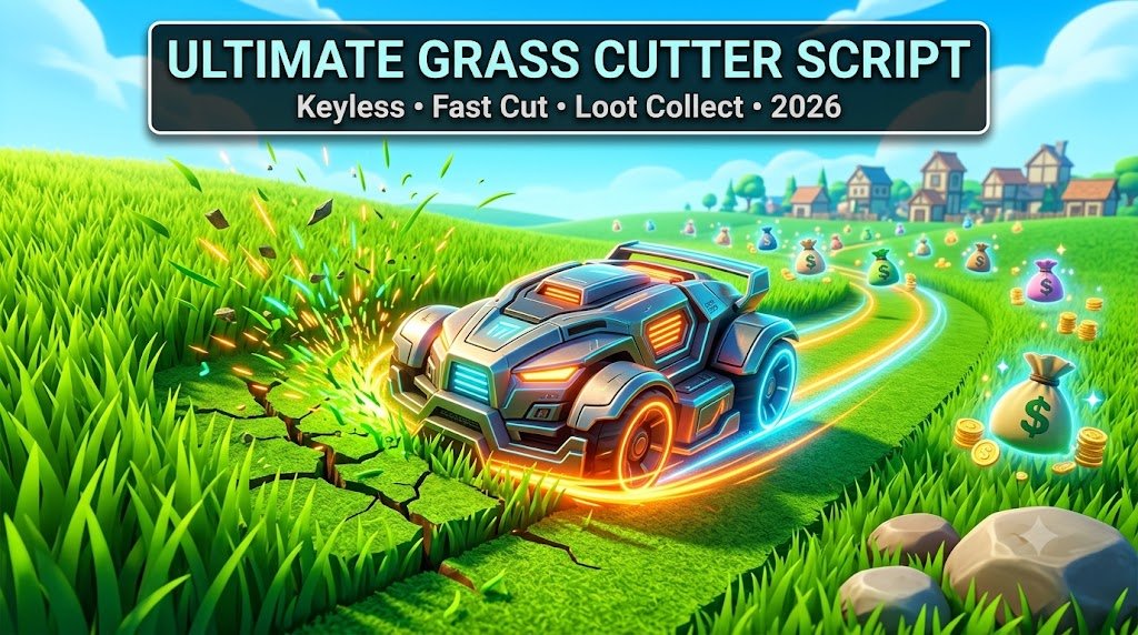 +1 Cut Grass Adventure Script (Ouroboros Hub) – Auto Farm, Auto Loot & No Key