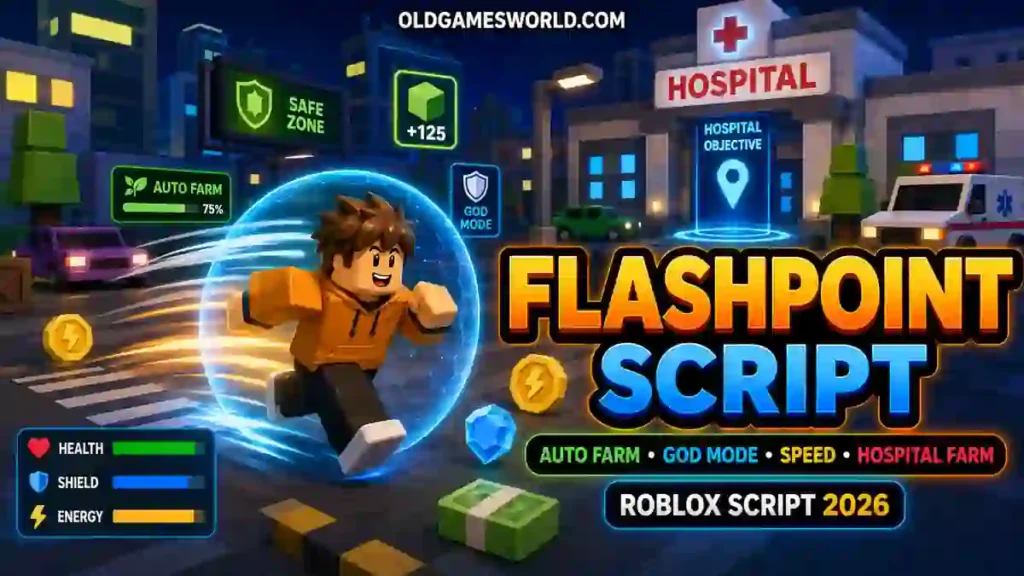 FlashPoint Script 2026 with Auto Farm, God Mode, Speed and Hospital Auto Farm