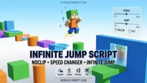 Infinite Jump Noclip Speed Changer Script 2026 with Speed, Noclip and Jump controls